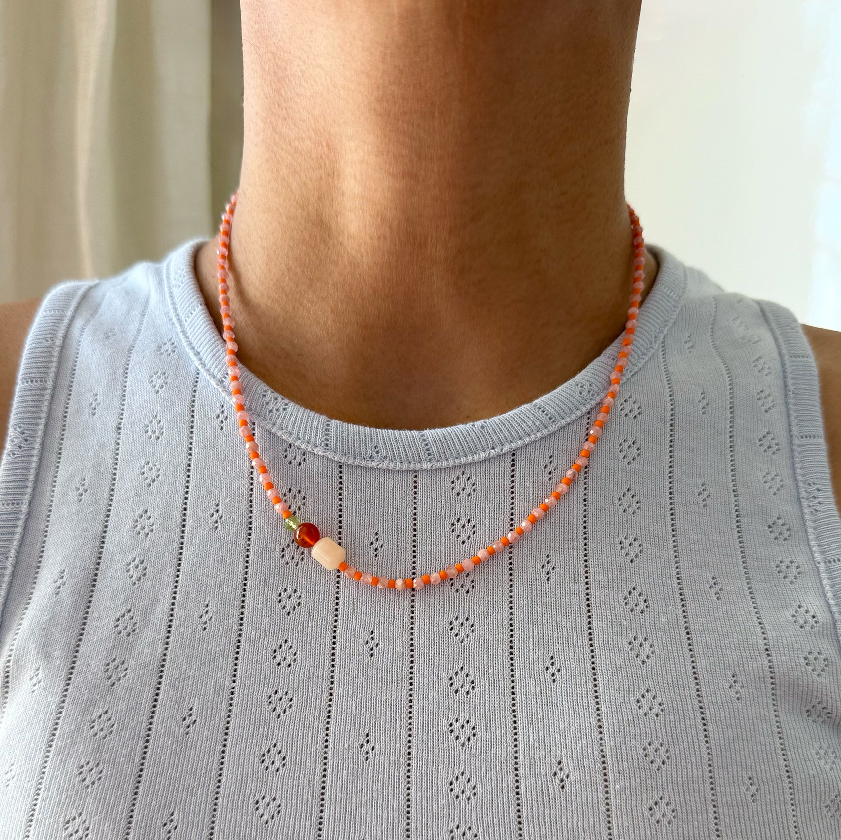 Apricot Jam Necklace