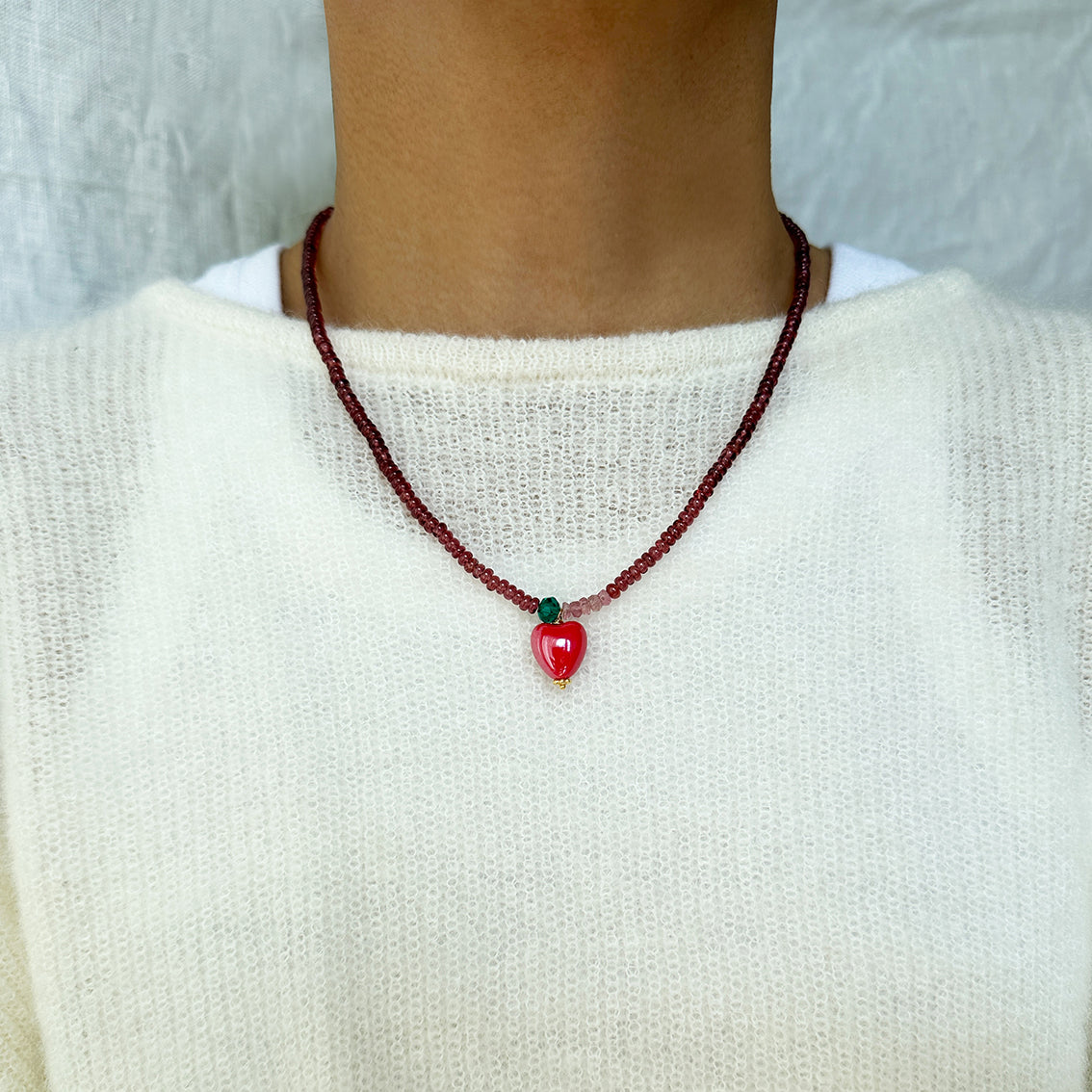 Autumn Heart Necklace