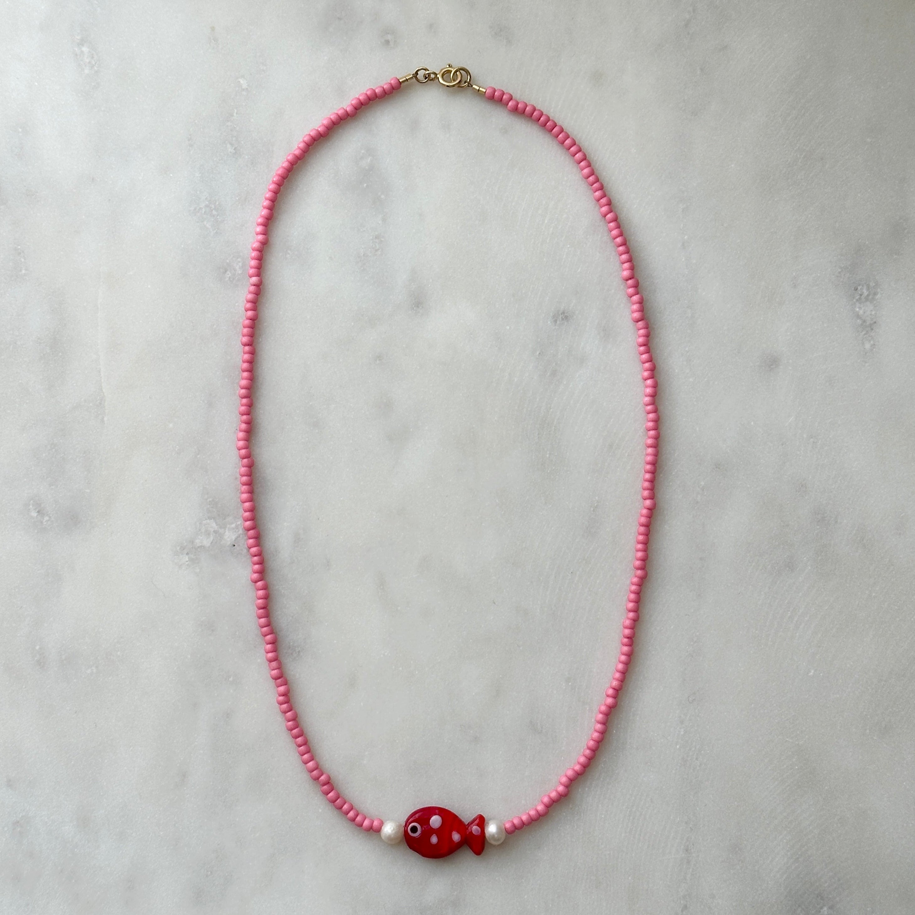 Red Fishy Necklace