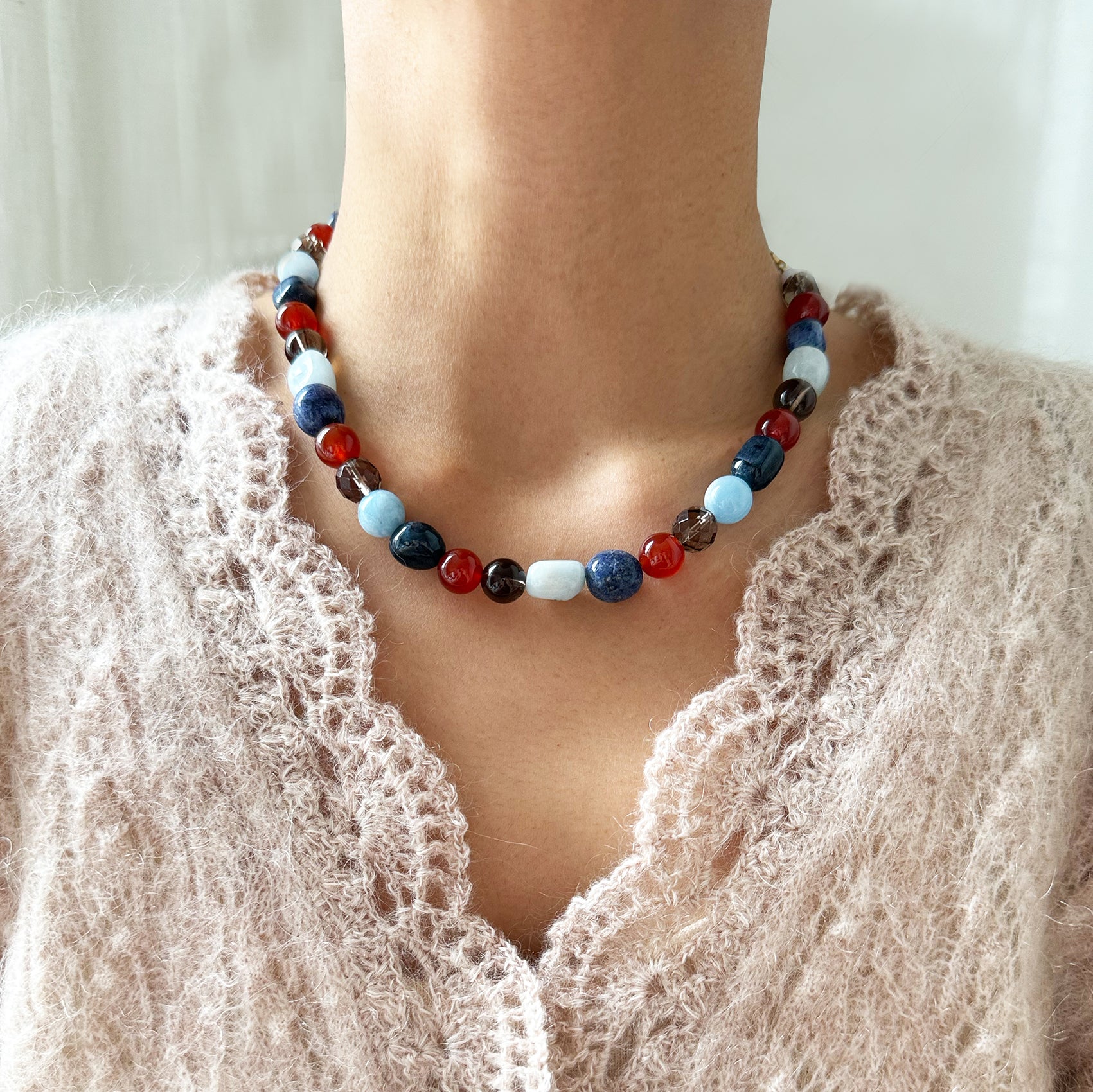 Autumn Blues Necklace