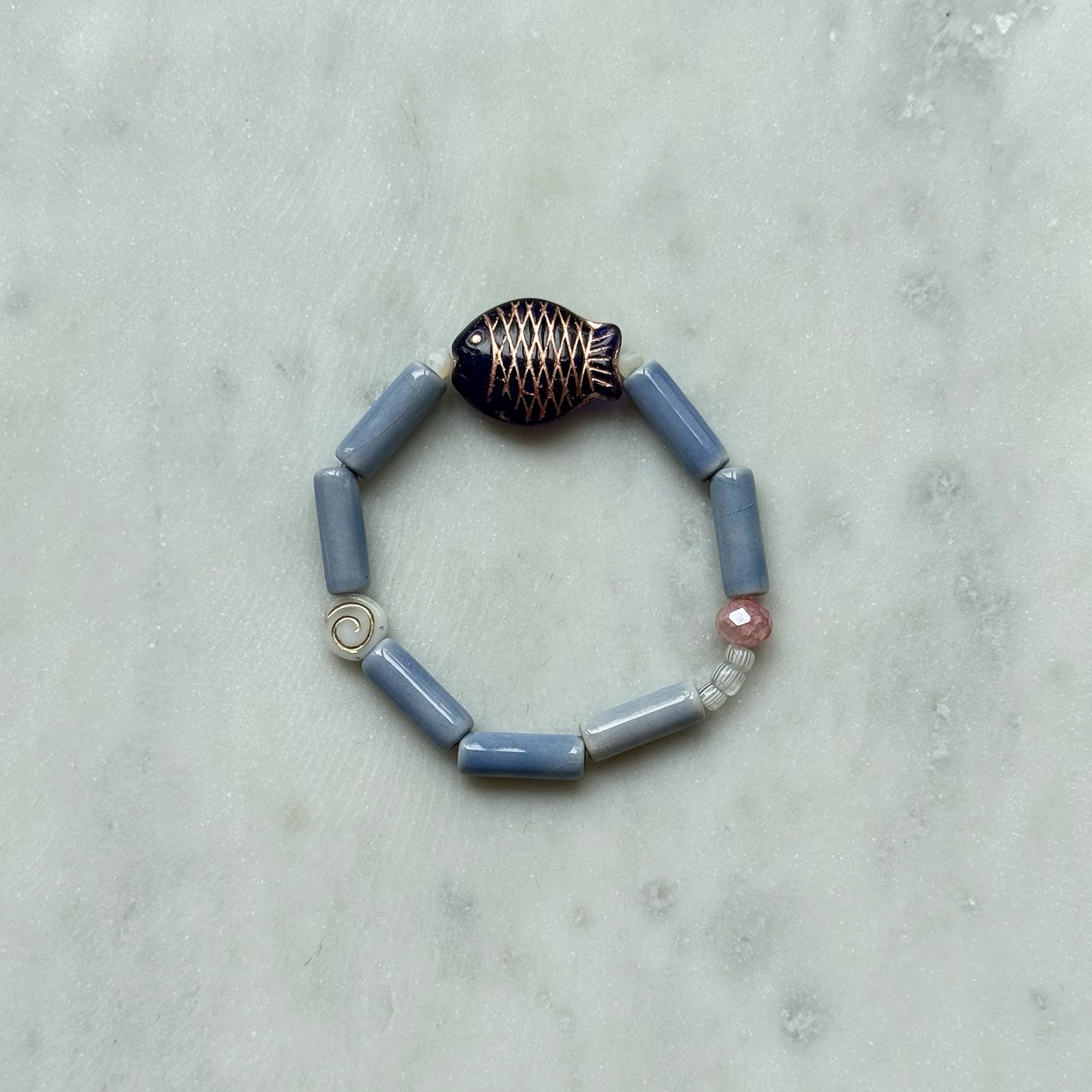 Blue Fish Bracelet