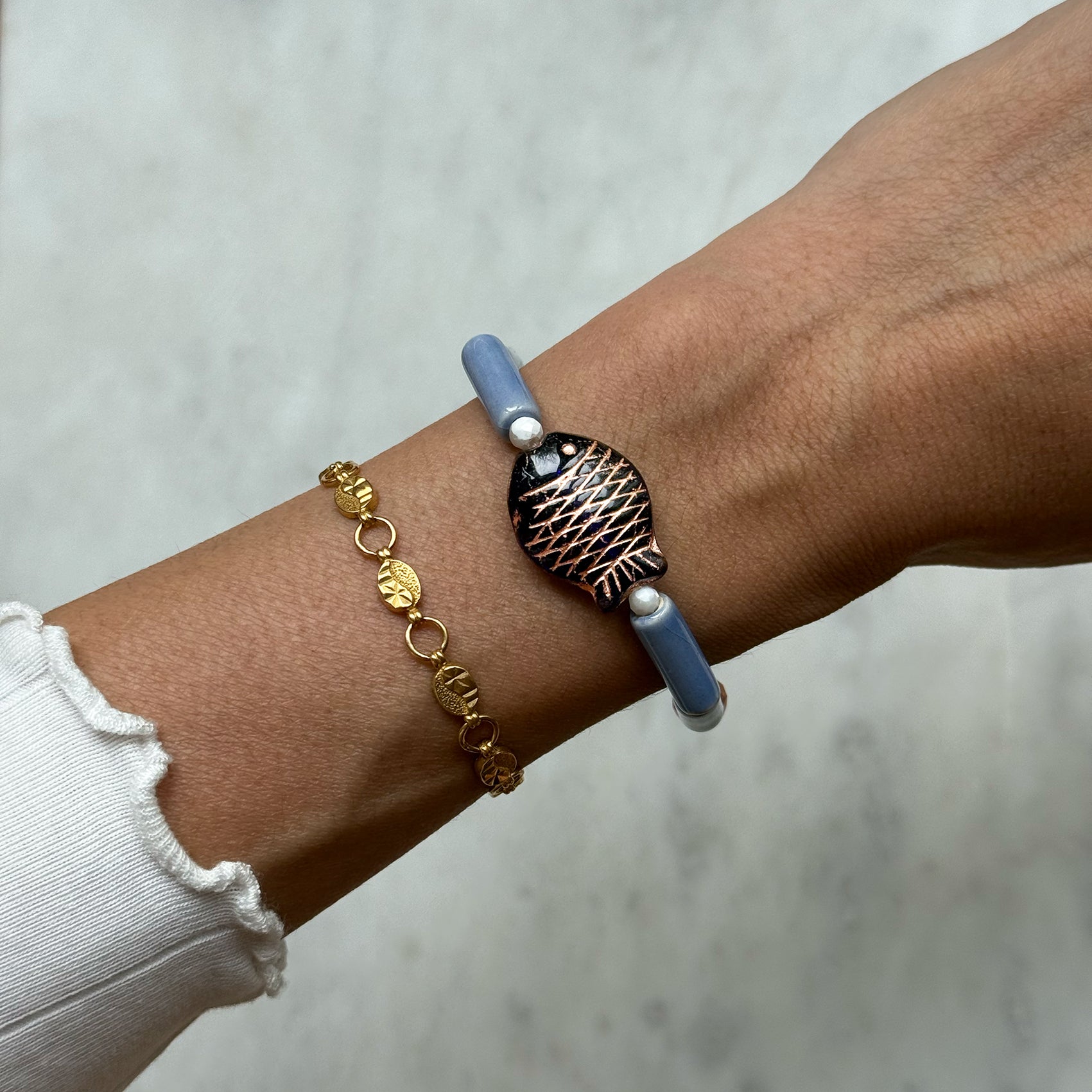 Blue Fish Bracelet