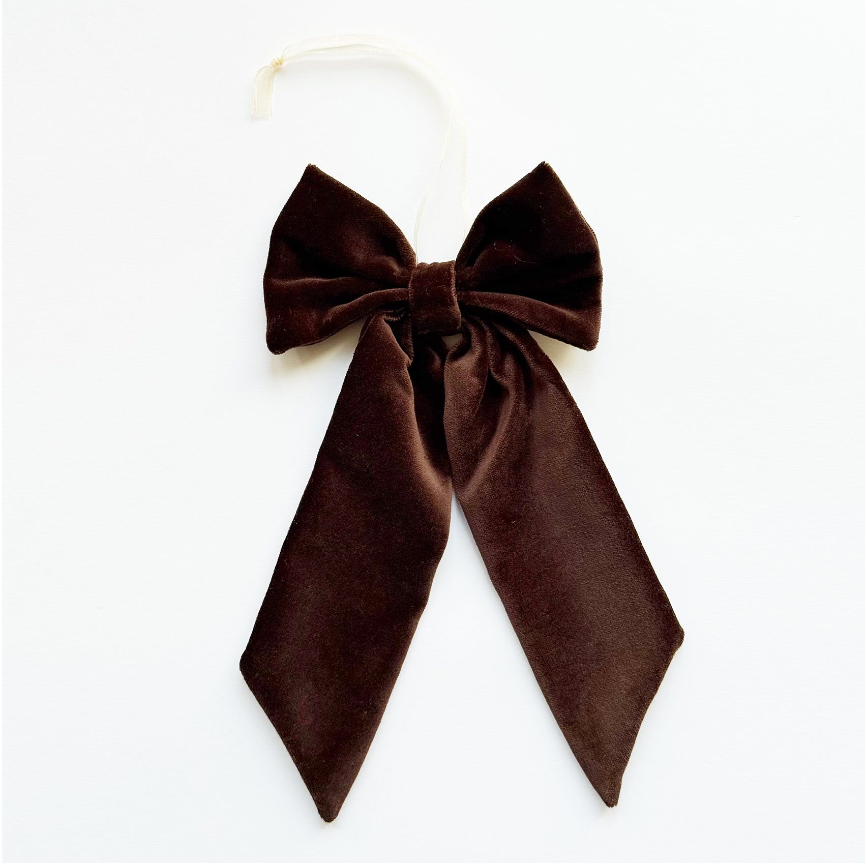 Velvet Bow - Chocolate