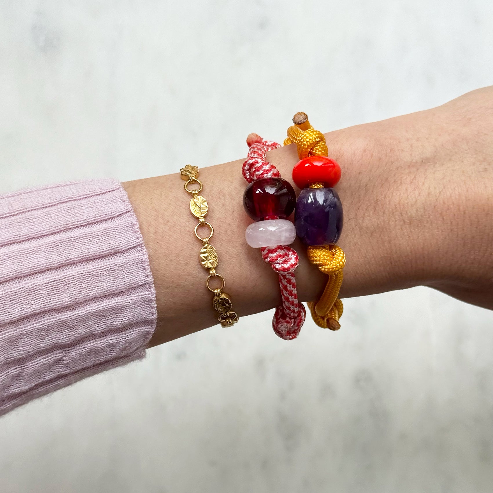 Cord Bracelet - Poppy
