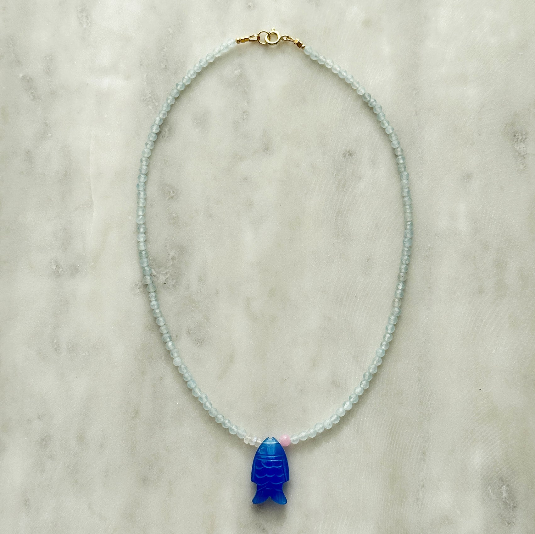 Blue Fish under the Sky
