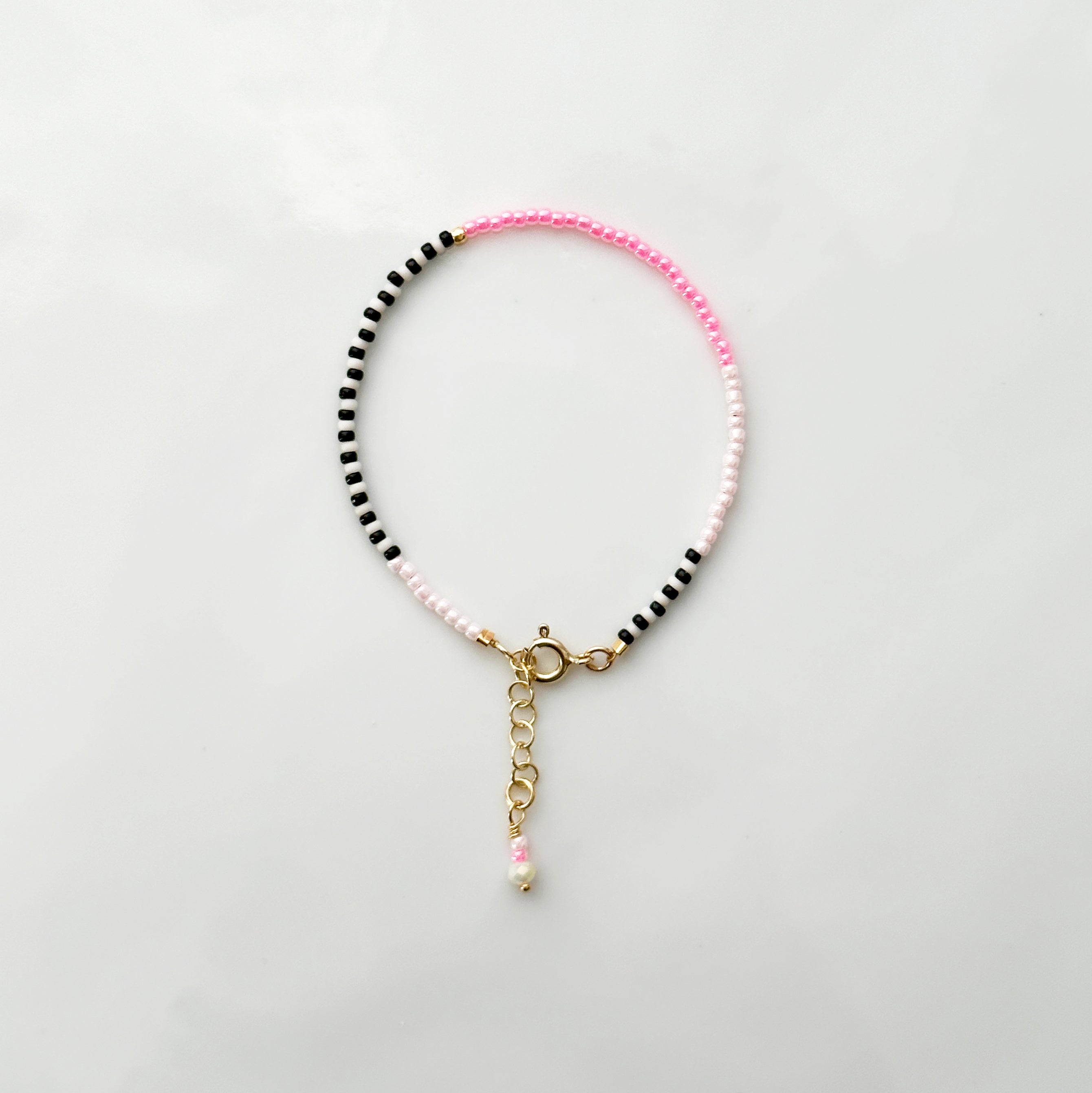 Harlequin Bracelet  - Pink & Blush