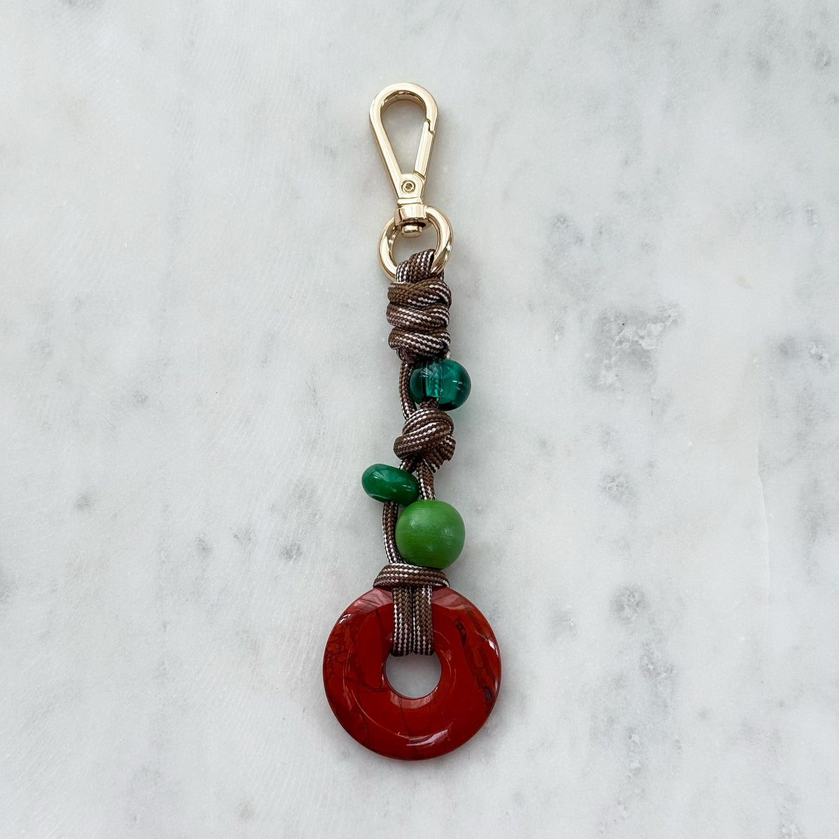 Bag Charm – Red Jasper