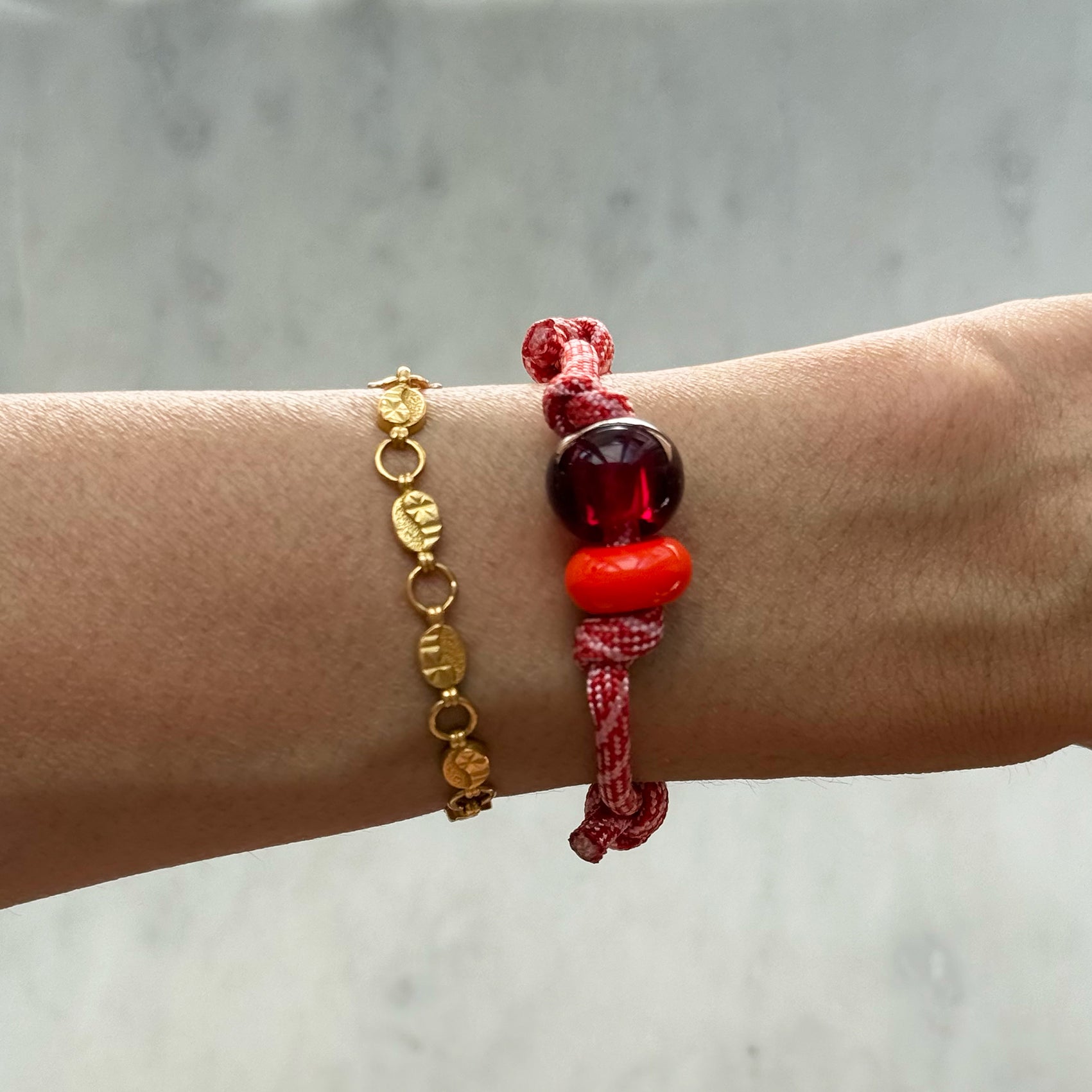 Cord Bracelet - Strawberry