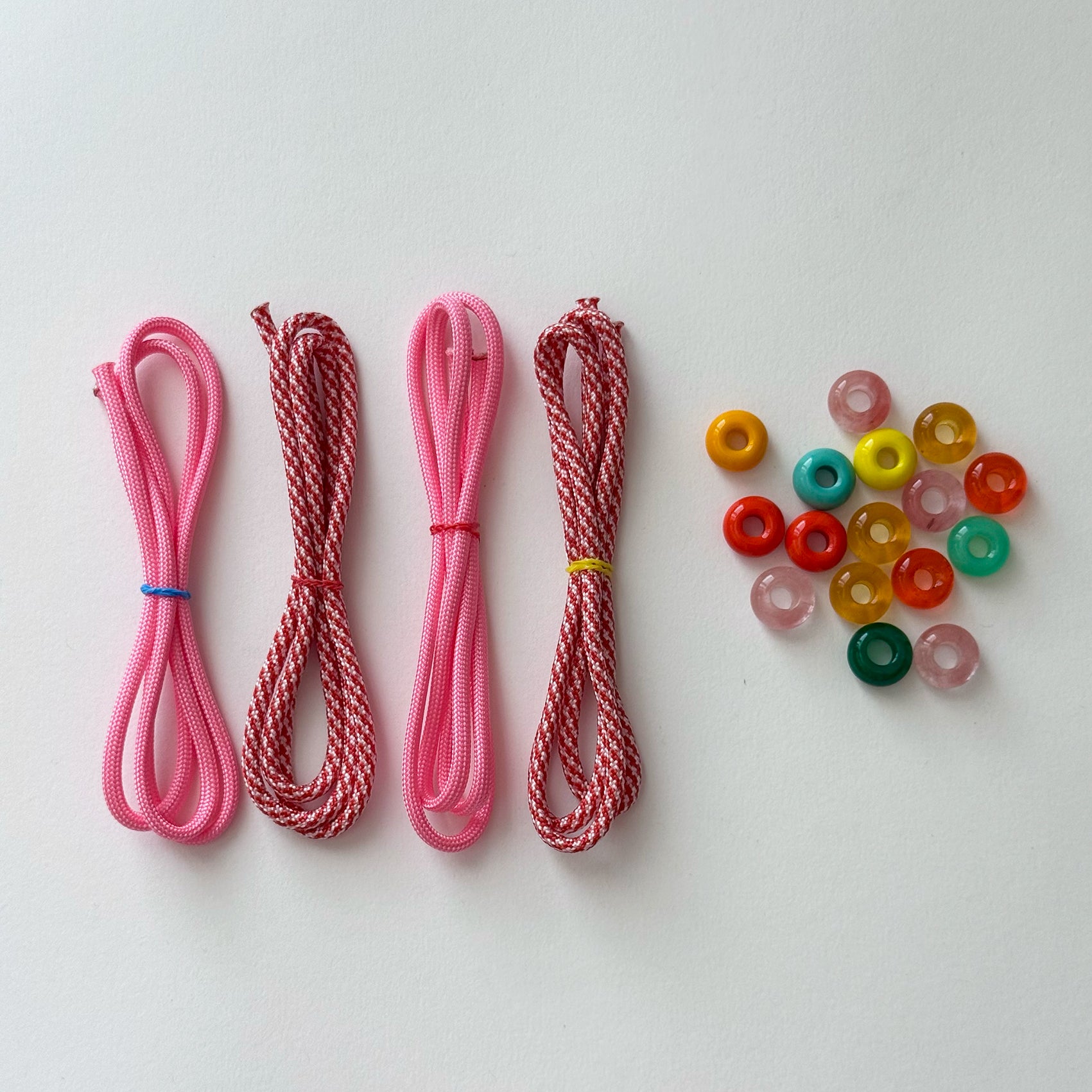 Cord Set - Pink/Red