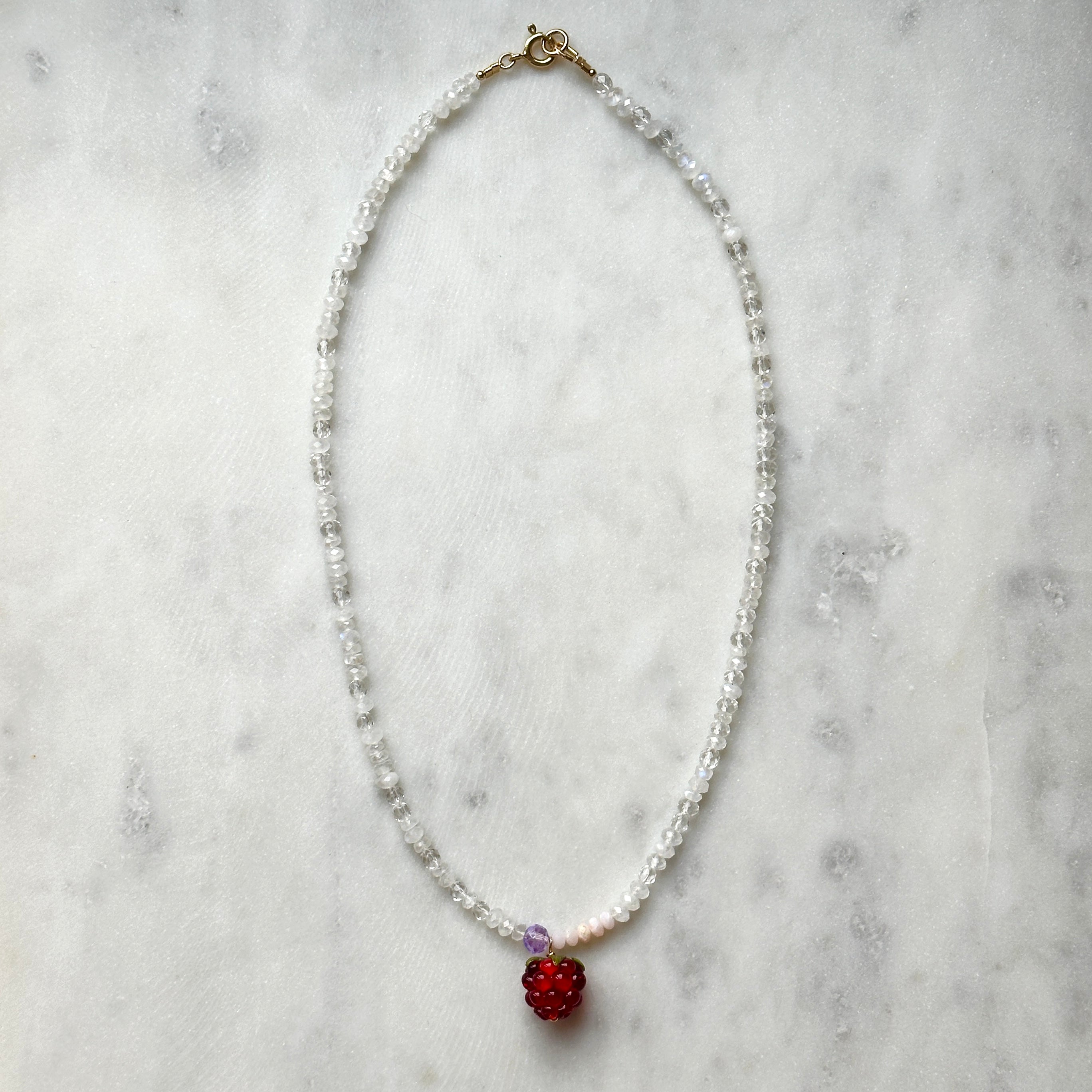 Red Raspberry Necklace