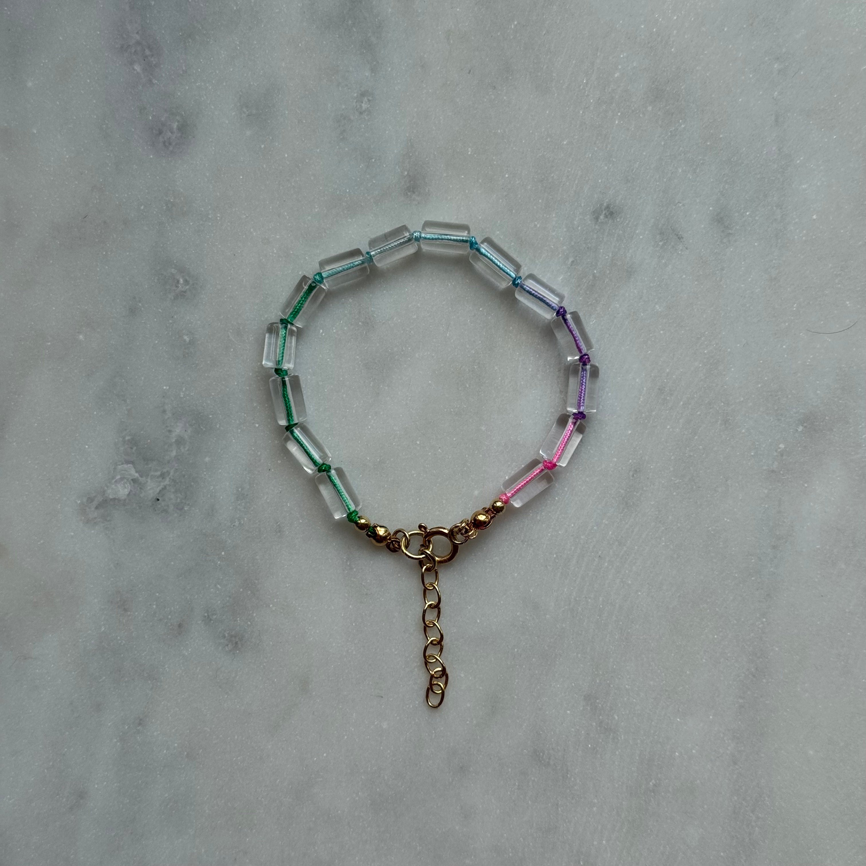 Rainbow Cubes Bracelet