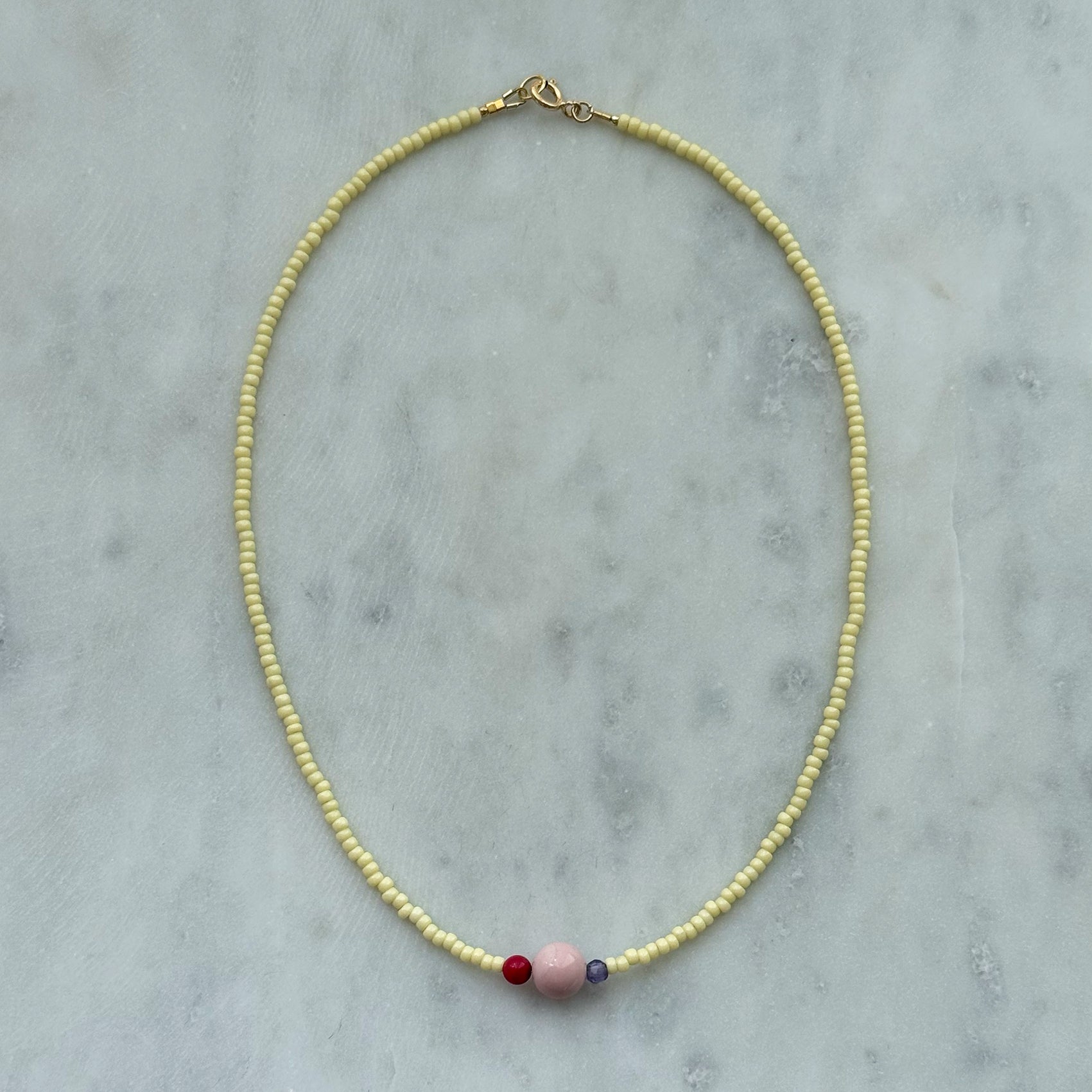 Little Pink Opal Necklace