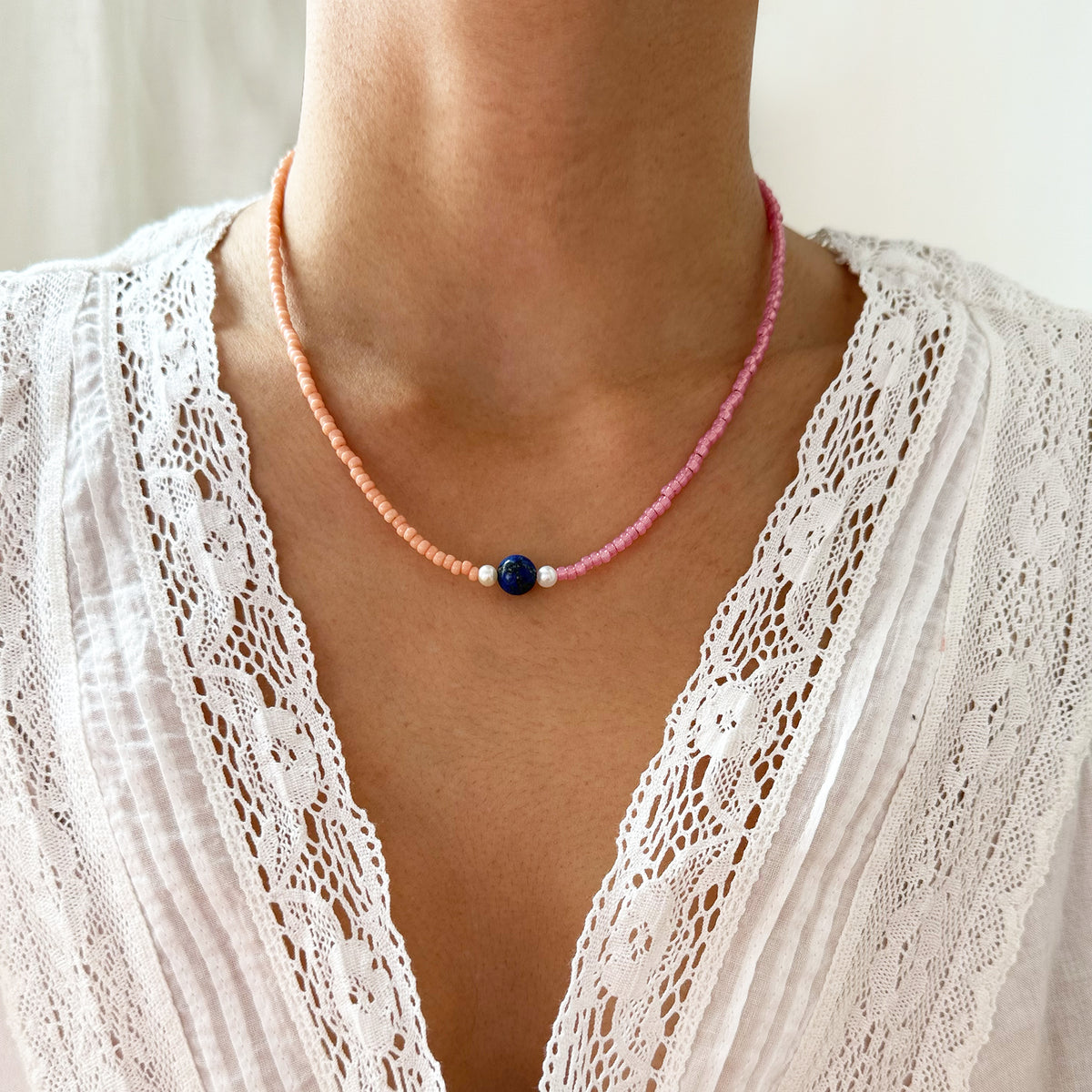 Little Blue Lapis Necklace