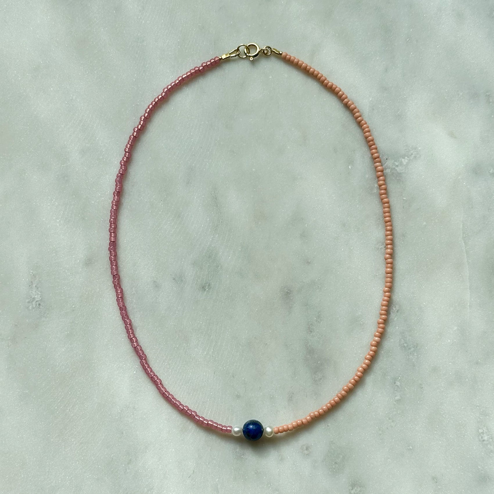 Little Blue Lapis Necklace