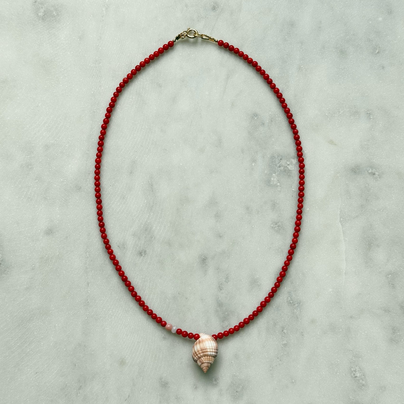 Mini Golden Nutmeg Necklace