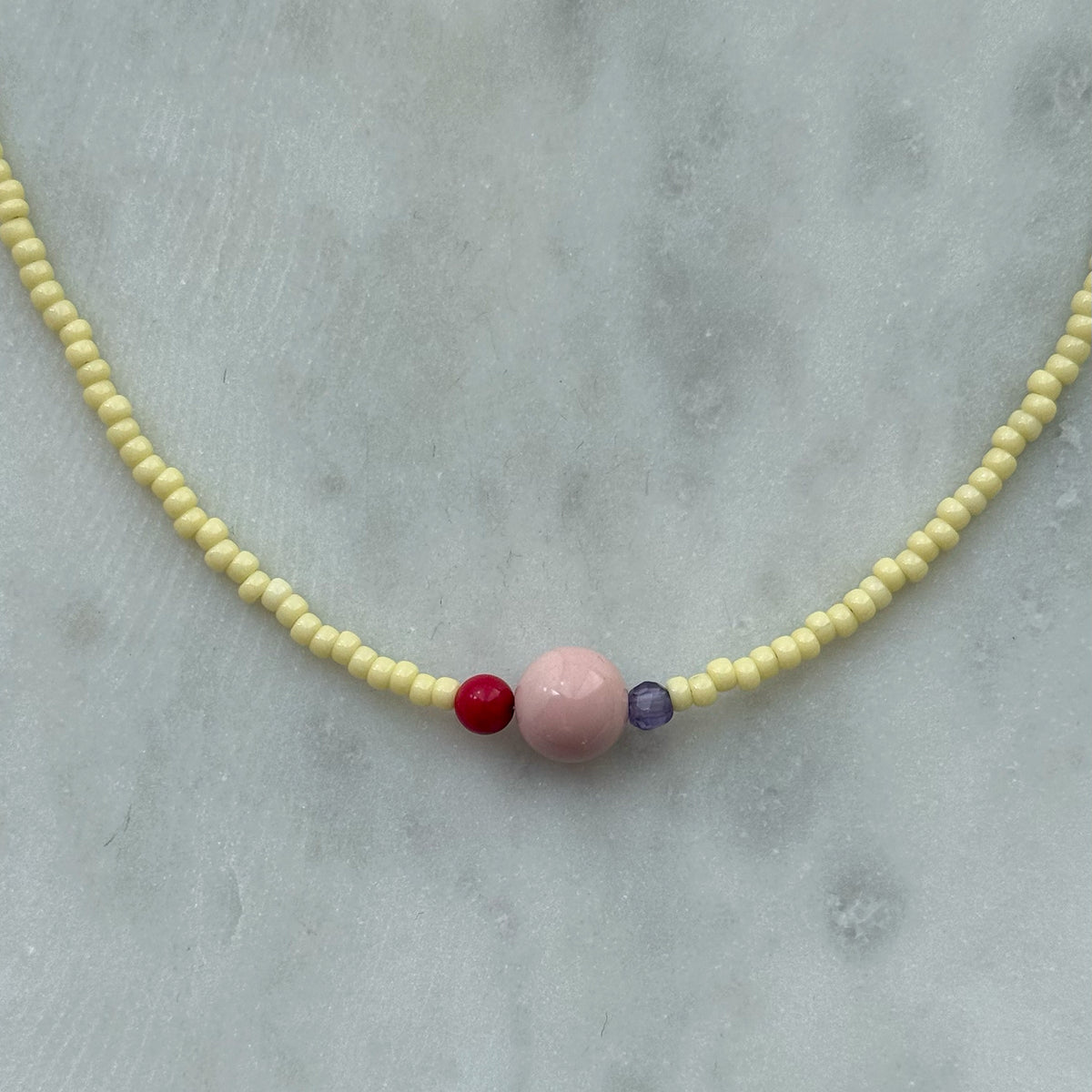 Little Pink Opal Necklace
