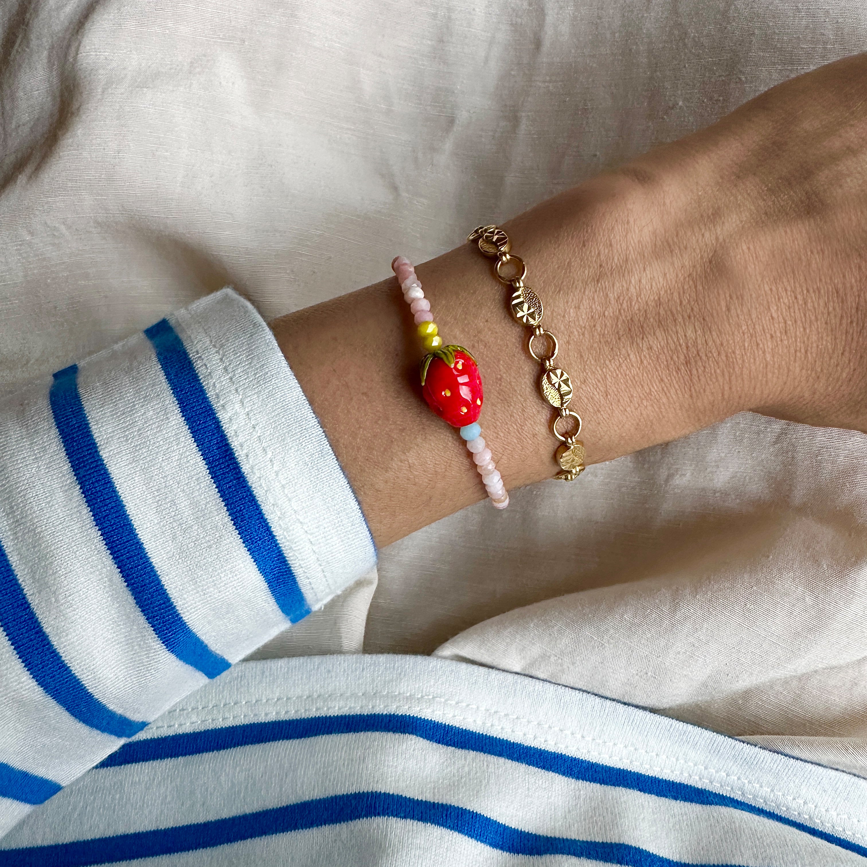 Petite Strawberry Bracelet