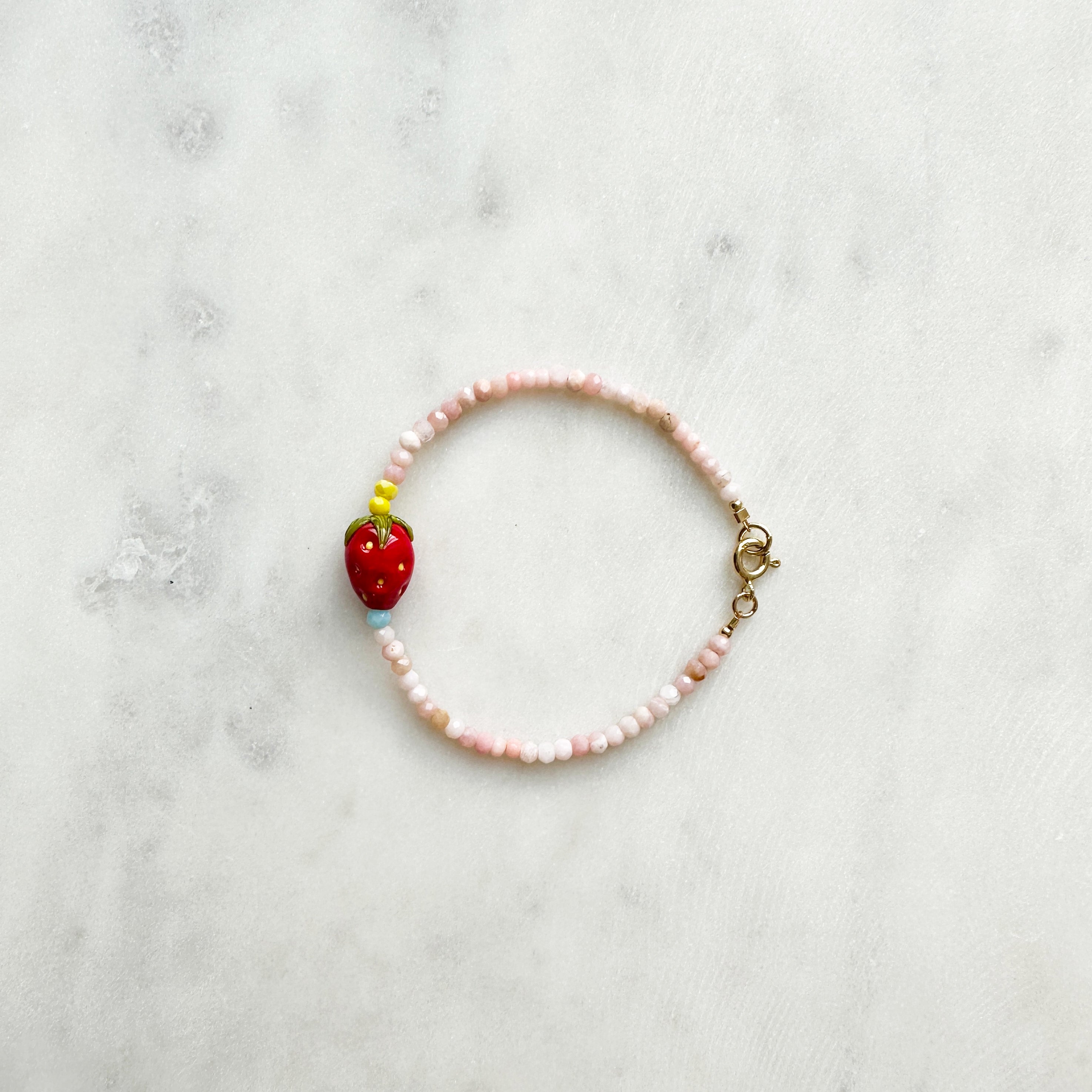 Petite Strawberry Bracelet