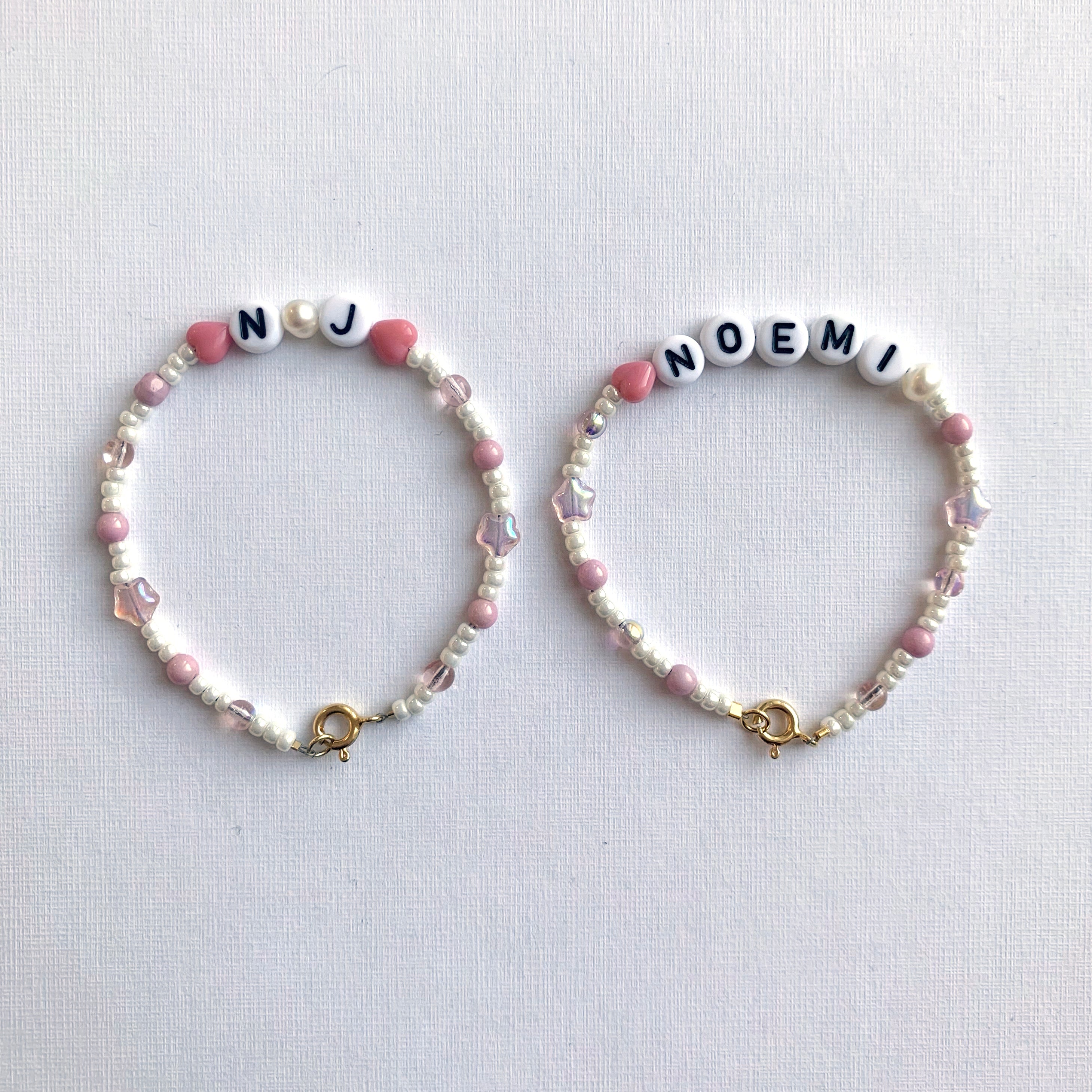 Blush Bubbles - With personalized letters