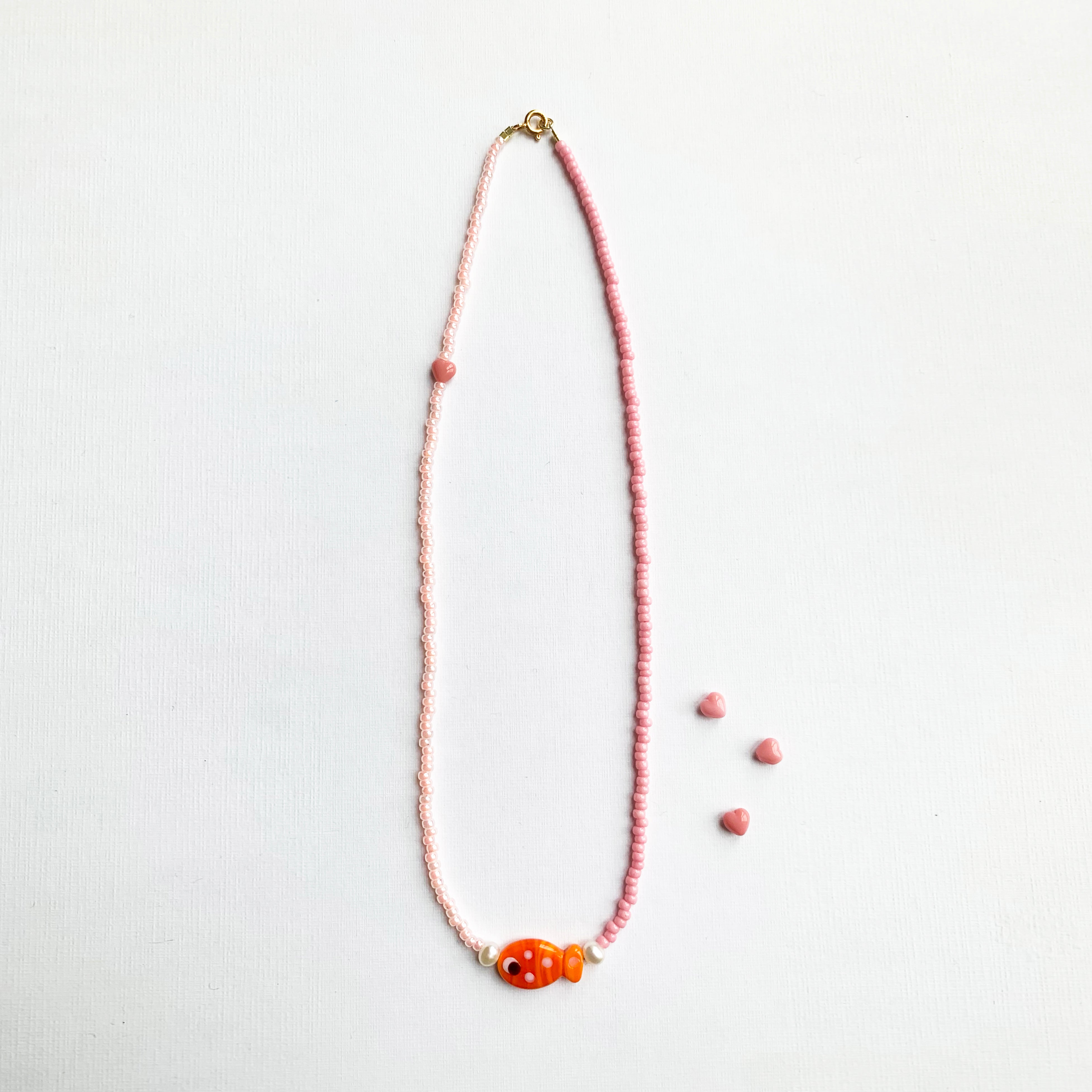 Orange Fishy Necklace