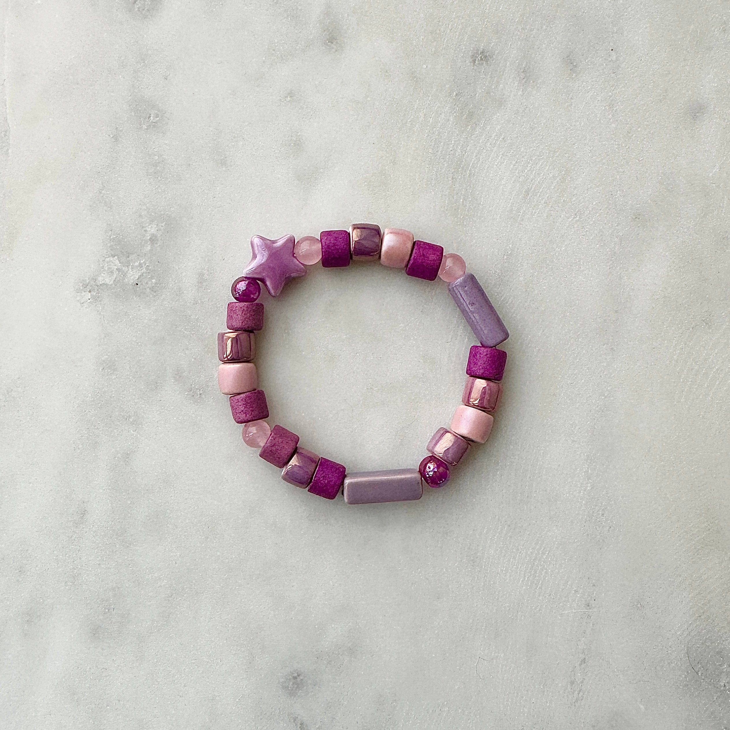 Lilac& Lavender Bracelet