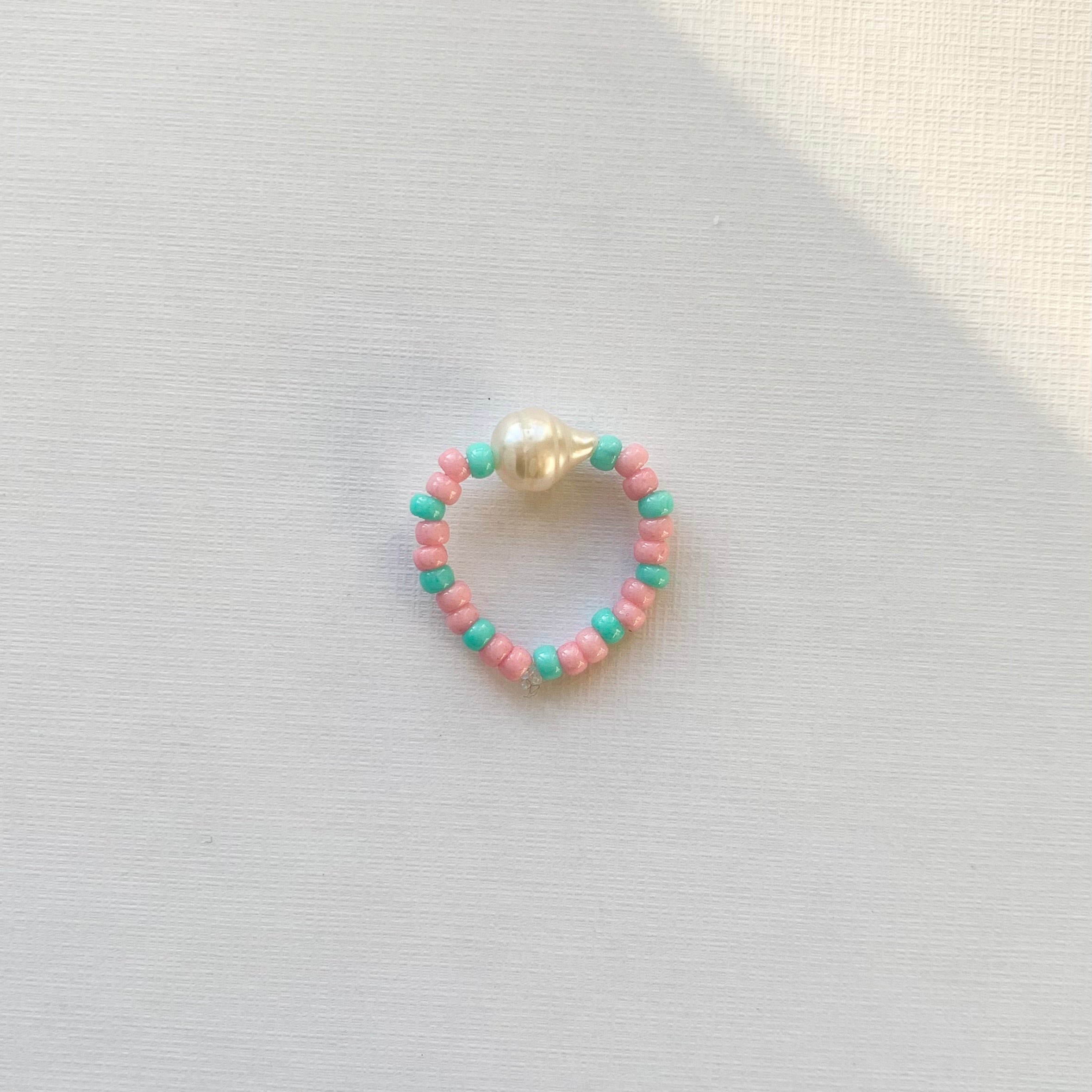 Cheerful Ring - Pink & Minty