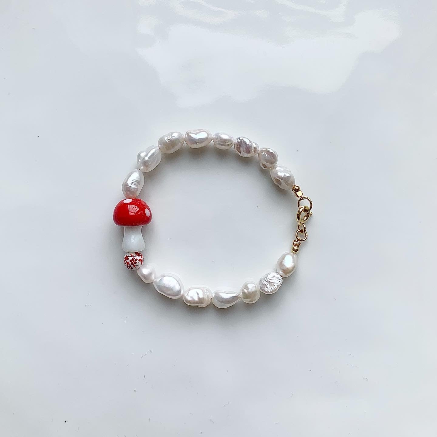 Pearly Toad Bracelet